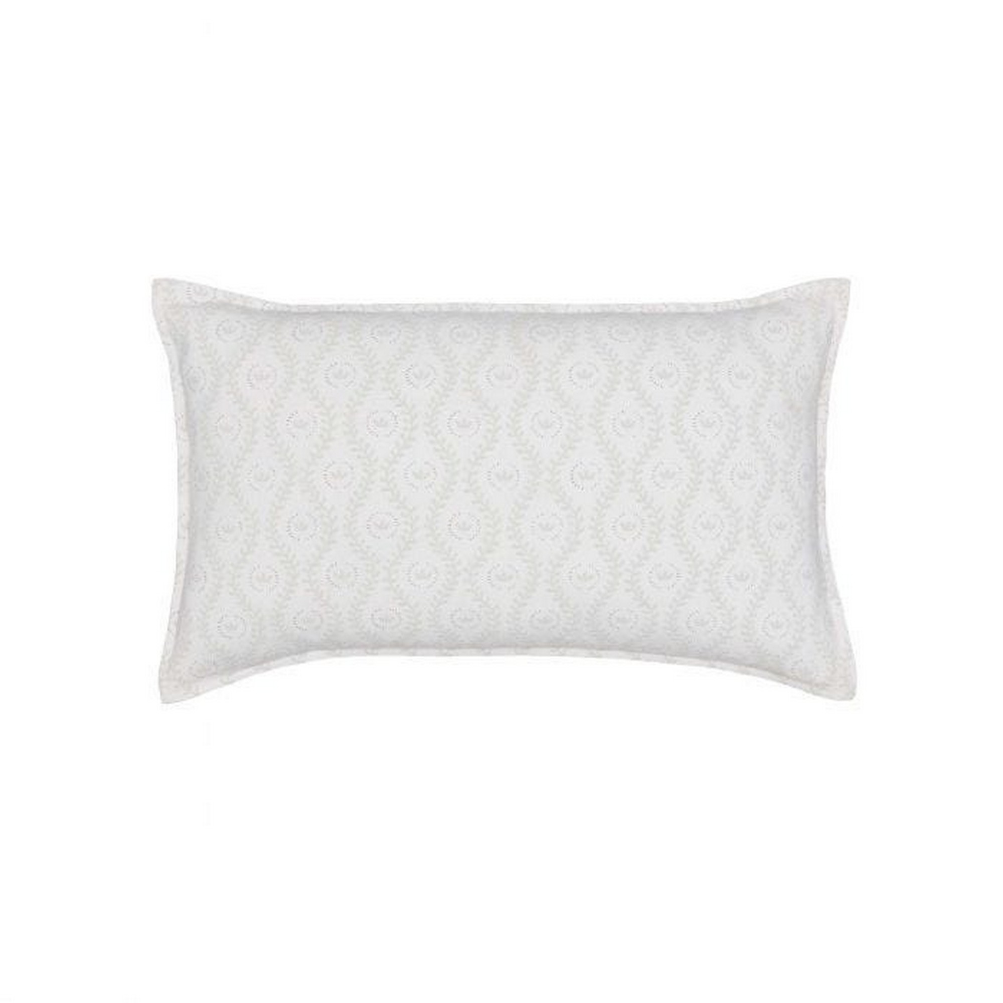 Della Trellis Cushion By Murmur In Cloud Grey